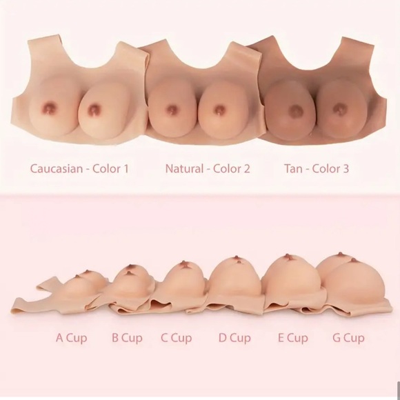 Gorgeous Realistic SILICONE FILLED Breasts Enhancement - # skin tone available - Picture 6 of 13